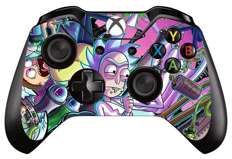 Rick And Morty Xbox One Controller Skin Sticker Decal Design 1