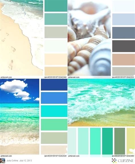 Caribbean Blue Beach Bedroom Colors Beach Color Palettes Beach Color