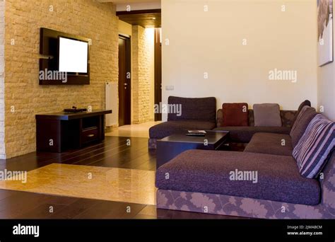 Living Room Modern Style Stock Photo Alamy