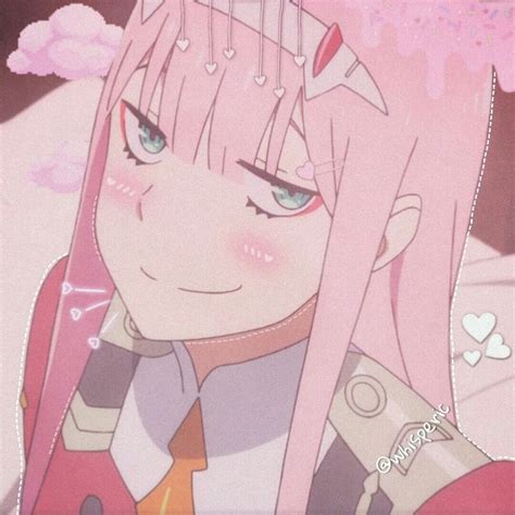 Anime Darling In The Franxx ~ Character Zero Two ~ Icon Whisperic