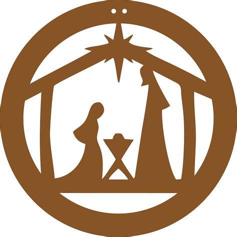 Nativity Nativity Silhouette Clipart Full Size Clipart 976810