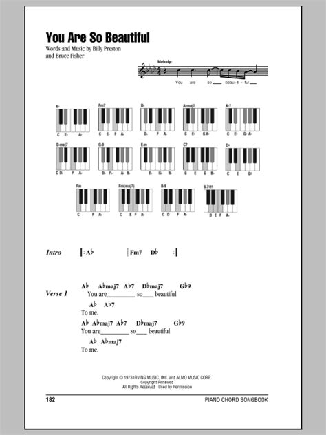 You are so pretty ; You Are So Beautiful | Sheet Music Direct