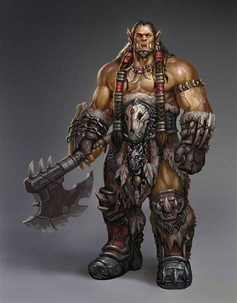 Grimrok Orc Brothers Grim Warcraft Art World Of Warcraft
