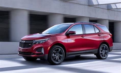 chevy equinox refreshened rs trim added  lineup