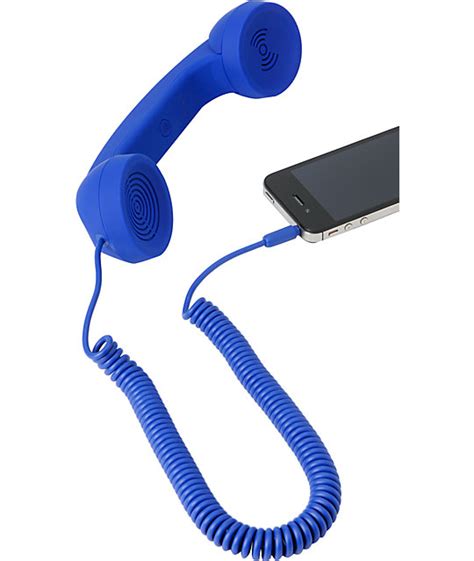 Native Union Pop Retro Phone Handset In Blue Zumiez