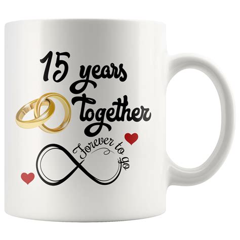 Anniversary rings are often given on milestone years, such as your 10th or 20th, but are a beautiful gesture for any year. 15th Wedding Anniversary Gift For Him And Her, Married For ...