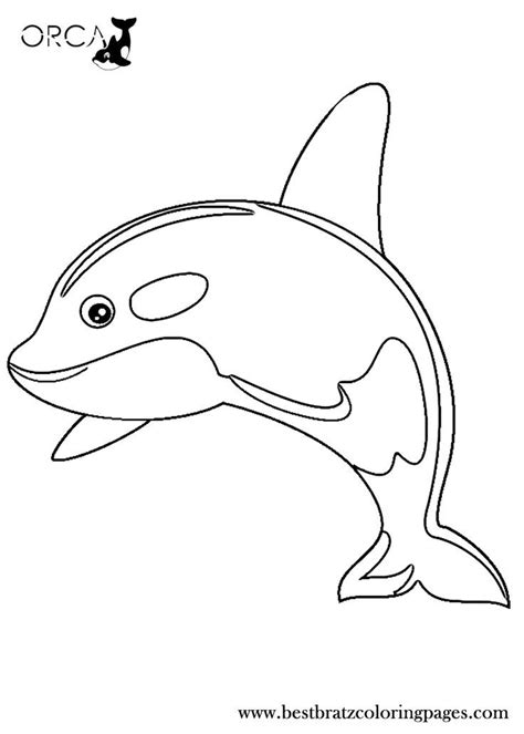 Adult antistress coloring page with orca. Orca Coloring Page - Coloring Home