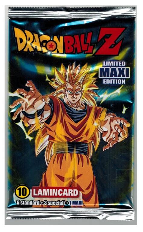 Le cards in vendita sono: Dragon Ball Z 2020 Lamincards Limited Maxi Edition Bustina ...