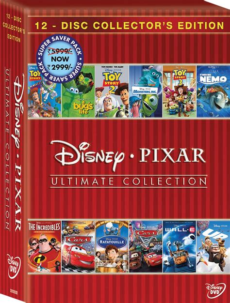 Watch your favorite movies from pixar. Disney Pixar: Ultimate Collection 12 Movies Price in India ...