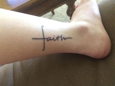 Cross Faith Tattoo Faith Tattoo Tattoos Tattoo Quotes
