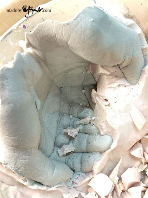 Whether you are interested in how to make a mold for reproducing a sculpted figure, an antique picture frame, an industrial pattern, an architectural whether your original model is made from clay, wax, plaster, sand, concrete, stone, metal, bone or almost any material, making a rubber mold. DIY Life Cast Concrete Hands - Made by Barb - Alginate ...