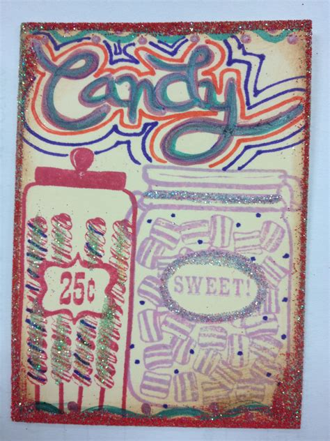 These were for an I'm Sweet on You swap | Artist trading cards, Cards