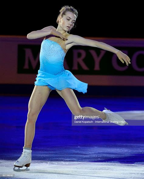 Elena Radionova Of Russia Performs During The Gala Exhibition During