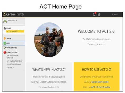 Redesigned Army Career Tracker Helps Soldiers More Easily Map Manage