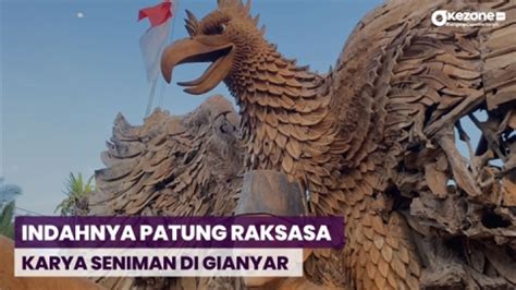 Dikerjakan Tahun Seniman Gianyar Ciptakan Patung Garuda Dan Bung