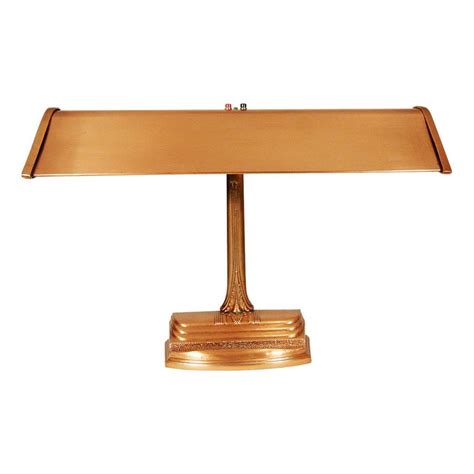 Copper Art Deco Desk Lamp At 1stdibs