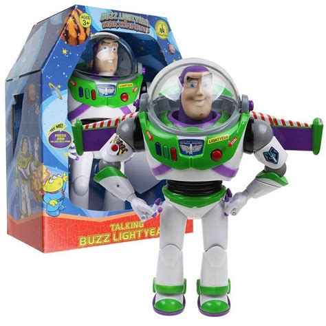 Toy Story Disney Pixar Buzz Lightyear Con Acción Desplegable Interactiva Juguetes Y Juegos