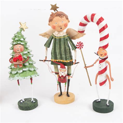 Lori Mitchell Resin Christmas Figurines Ebth