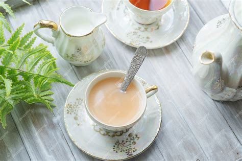Premium Photo Traditional Five Oclock English Tea In An Elegant