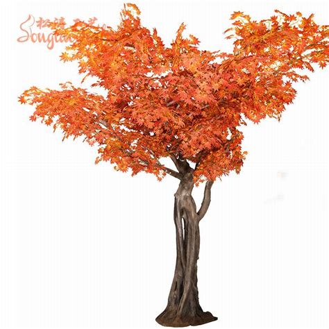 Indoor Artificial 4 Meters Height Large Artificial Maple Trees For