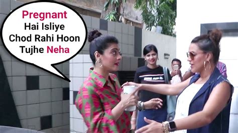 Kajol Angry On Neha Dhupia At No Filter With Neha Season 3 Youtube