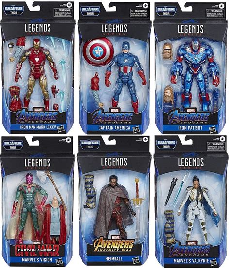 Buy Avengers Endgame Marvel Legends Wave 3 Set Of 6 Figures Thor Baf