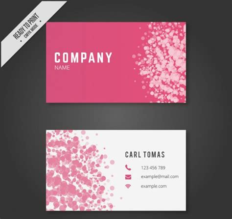 Your browser does not support the video tag. 25 Free Pink Business Card Templates for Download ...