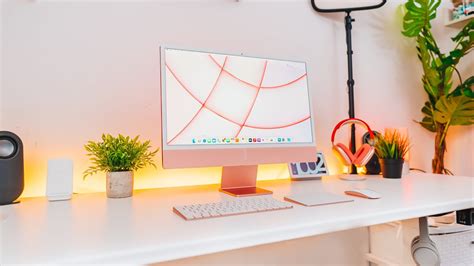 My Pink M1 Imac Productivity Desk Setup Upgrade And Review Ep4 Youtube