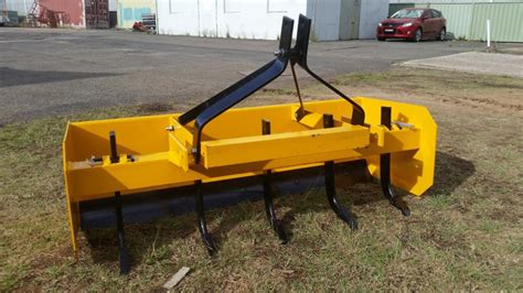 5′ Box Grader Blade With Rippers Whm Tractors