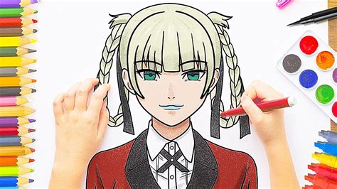 Como Dibujar A Kirari Momobami De Kakegurui Paso A Paso Youtube