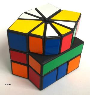 The toy consists of a cube made up of 27 smaller cubes arranged in a 3x3x3 grid with colored stickers on the outer faces of the smaller cubes. Square-1 Cube Puzzle - An overview and Beginner's Solution
