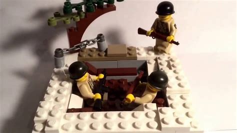 Lego Ww2 Battle Of The Bulge Trench Mini Moc Youtube