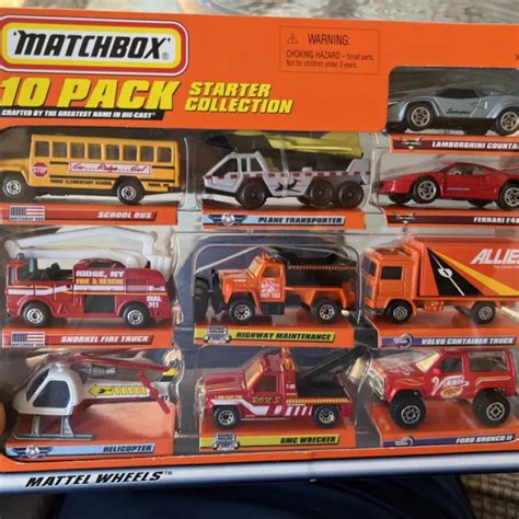 New 1998 Matchbox 10 Pack Starter Collection 36478 Series 1 2500
