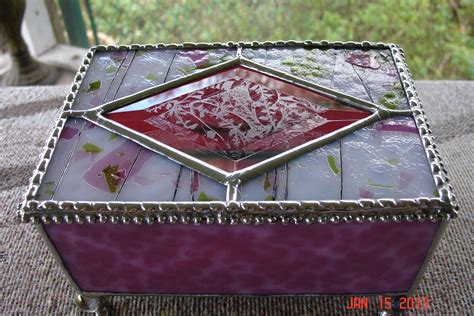 Hand Made Stained Glass Boxes By Artistic Stained Glass And More