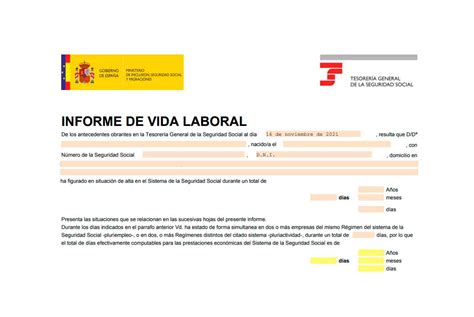 Como Obtener El Informe De Vida Laboral