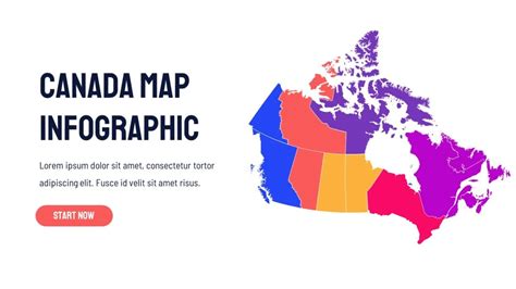 Canada Map Infographic Free Country Map Infographics