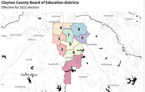 Clayton County Maps Effective For 2022 Elections Atlanta Civic Circle