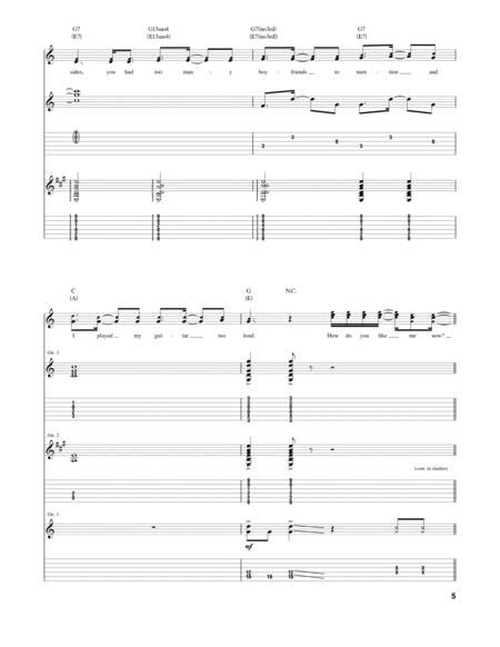 how do you like me now by toby keith toby keith digital sheet music for guitar tab