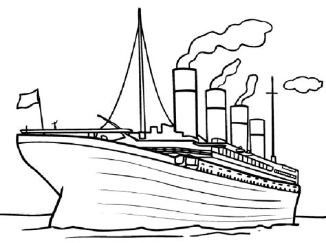 The last picture sketching the shipwreck with the lifeboats in the background is sure to strike a … Free Printable Titanic Coloring Pages For Kids