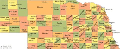 County Map Of Nebraska Time Zones Map World