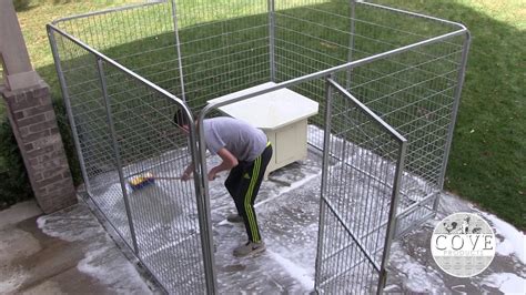 K9 Kennel Store Cleaning Dog Kennels Youtube