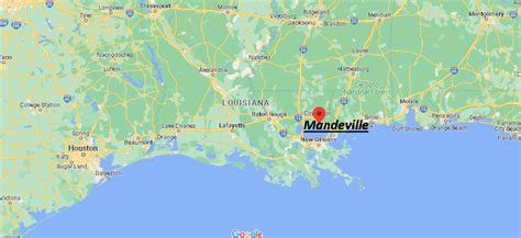 Where Is Mandeville Louisiana What County Is Mandeville In Where Is Map