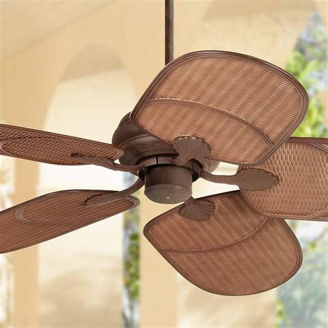 Purchase an outdoor ceiling fan and make the most out of your porch and patio experience. 52" Casa Vieja Rattan Outdoor Ceiling Fan - #9T625 | Lamps ...