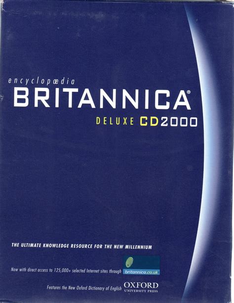 Encyclopedia Britannica Deluxe Cd 2000 Software Computing History