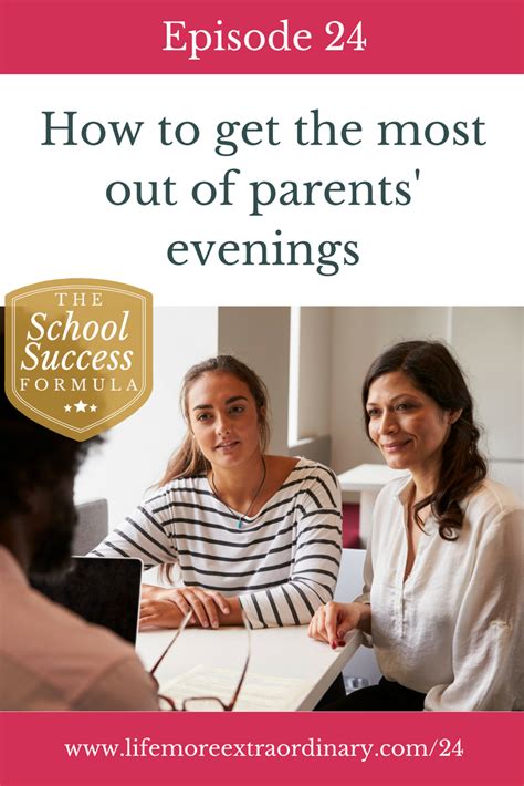 How To Get The Most Out Of Parents Evenings Parents Evenings School
