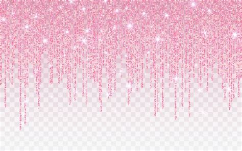 Premium Vector Pink Glitter Sparkle On A Transparent Background