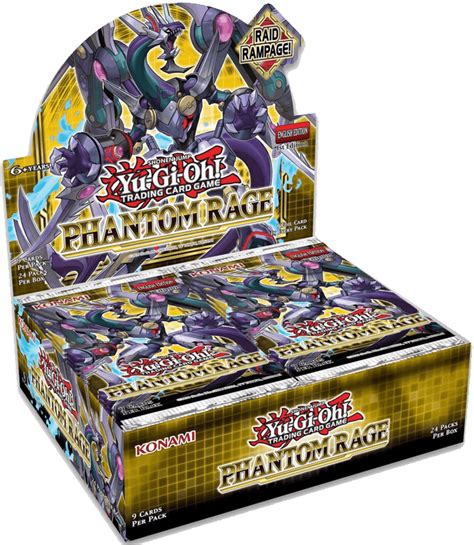 Yu Gi Oh Trading Card Game Phantom Rage Booster Box 24 Booster Packs