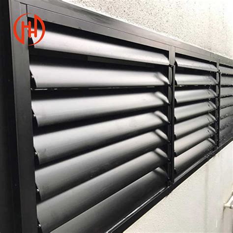 Architectural Industrial Louvers Aluminum Wall Ventilation Louvers