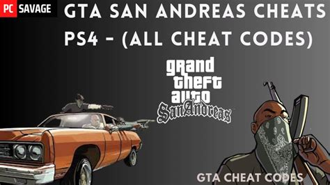 Gta San Andreas Cheats For Ps4 All Cheat Codes