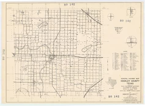 General Highway Map Hockley County Texas 92209 General Highway Map